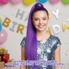 2 Purple Hair Extensions, 60cm Long Hair for Braiding, Hair
