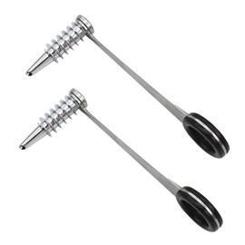 DONGKER Spiralschneider, 2 Stück Edelstahl Spiral Cutter, Hand Gemseschneider für Kartoffeln, Gemüse, Gurken und Karotten