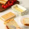 Howise Butter Dish with Lid, Large Butter Dish for Countertop,