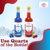 Snow Cone Syrup Blue Raspberry and Cherry -1 Quart (32oz)