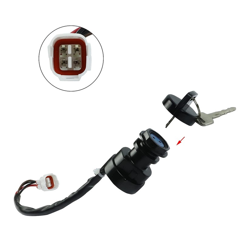 FLYPIG Ignition Key Switch for YAMAHA TIMBERWOLF 250 YFB250F 1994