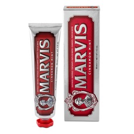Marvis Marvis Cinnamon Mint Toothpaste, 85 ml, Sensational Flavoured Toothpaste Helps Remove Plaque & Promote Healthy Gums with Long-Lasting Freshness