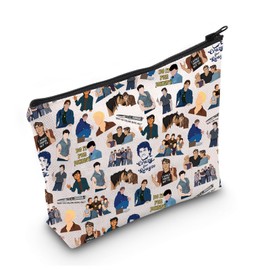 LEVLO 80s Movie Musical Inspired Gift Who You Calling Bums Makeup Bag Teacher Women Zipper Pouch, I Would Prefer Not To, Daily