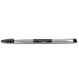 Aesthetica Pro Series Double Ended Eyebrow Brush & Spoolie - Angled Brow Brush for Precision Application & Blending of Eye Brow Powders, Waxes & Gels - Vegan & Cruelty Free