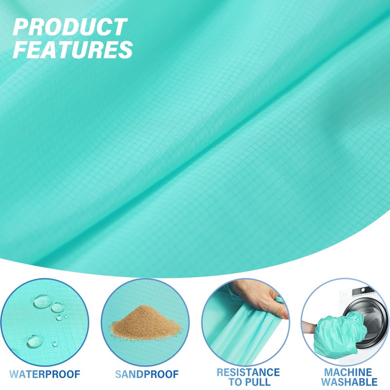 Beach Blanket Waterproof Sandproof 78''X81''/10'X9' Oversized Big Blanket