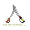 DS. DISTINCTIVE STYLE Inflatable Pirate Sword Pirate Party Decorations Inflatable