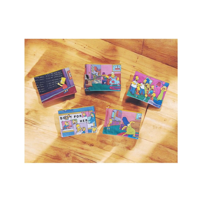 Small Planet Simpsons Flat Pouch - Do it for her