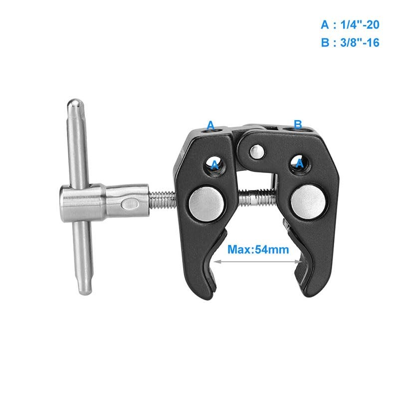 CAMVATE Magic Friction Arm Small Super Clamp Crab Pliers Clip