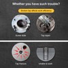 10 Pcs Tap Extractor Set, High Speed Steel Broken Head