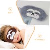 Healeved 2pcs Cute Animal Sleep Masks for Soft Plush Cartoon
