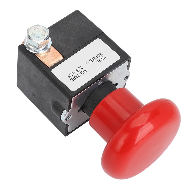 Emergency Push Button Switch DC80V Reliable Emergency Stop Switch Replacement