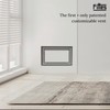 Fittes Flush Wall Vent [Lite+] - 6"x12" - Cotton White