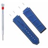 Ewatchparts 24mm Leather Watch Band Strap Compatible With 44mm Hublot
