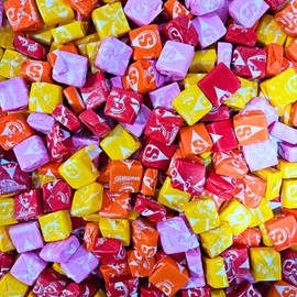 Assorted Fruit Chews – Soft & Chewy Candy – Individually Wrapped – Bulk Bag 2LB