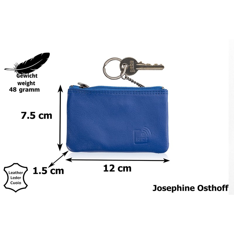 Josephine Osthoff Key Case Leather Women's Key Bag Coin Purse