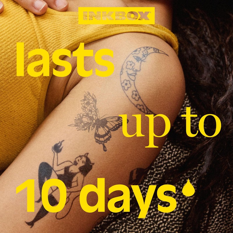 Inkbox Temporary Tattoos, Semi-Permanent Tattoo, One Premium Easy Long Lasting,