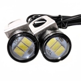 sakurawing Universal LED Strobe Light Flashing Bike Car 12v White