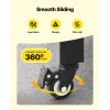 Single Folding Security Door Lockable Scissor Gate 360 Degrees Swivel