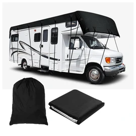 Camper Cover, 6.5m×3m, Blocks Pollen and Leaves | Waterproof, Foldable Storage, Easy to Clean, Class C RV Cover, For Roof Only
