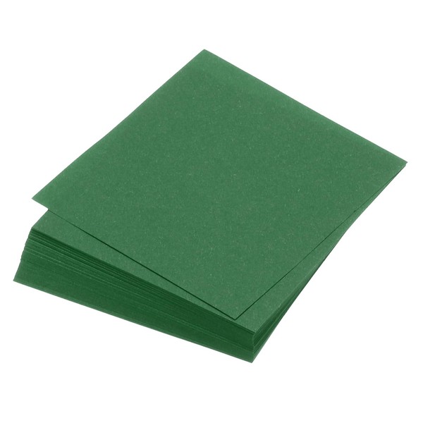 uxcell 100pcs Origami Paper Double Sided Emerald Green 4x4" Square