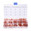 uxcell Silicone Rubber O-Ring Assortment Kit 225 Pieces 15 Sizes