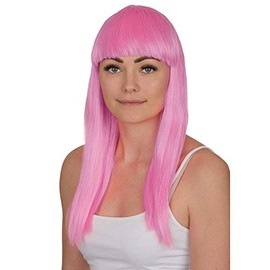 Long Straight Wig for 80s Fancy Dress for Women - Long Straight Wigs for Women to use as Costume Wigs for 70's Fancy Dress, 80s Accessories for Women or Halloween Wigs for Women