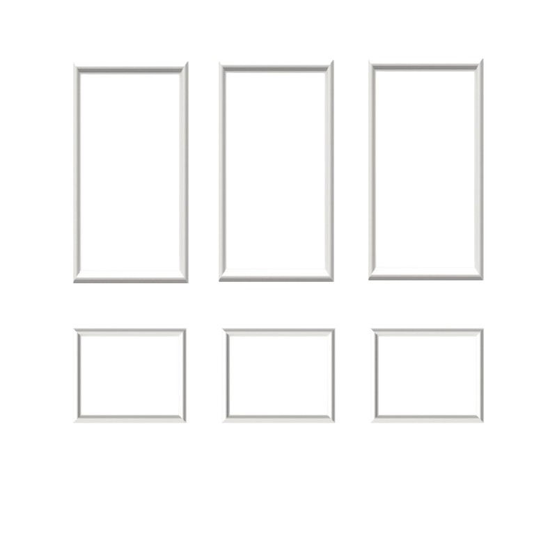 Decozayn Wall Molding Kit, Premade Wainscoting Panels, Picture Frame Moulding,