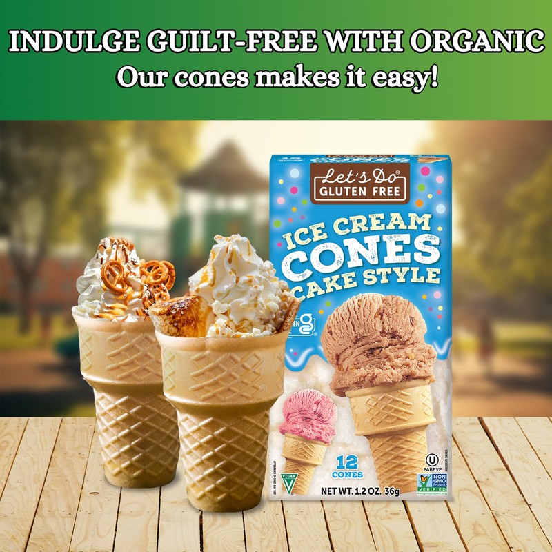 Lets Do Gluten Free Ice Cream Cones - Sugar Cones