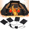 Clothing Electric Heating Pads Winter Camping Adjustable 3 Level Carbon