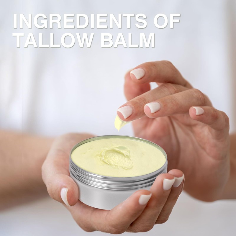 MROUVIK Beef Tallow, Beef Tallow for Skin, Beef Tallow Moisturizer,