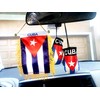 Rainbow Trading Flag and Boxing Gloves Combo Car Rear-View Mirror