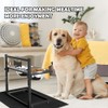 Cuencos elevados para perros con alimentador lento, con alfombrilla a