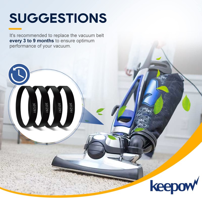 KEEPOW Vacuum Belt for Kirby, 301291G Replacement Belt Compatible with