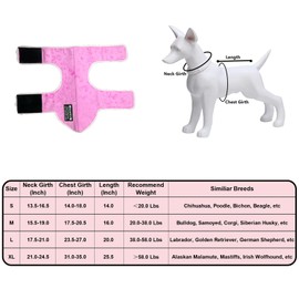 HCHYEY Dog Cooling Vest, Evaporative Cooling Vest for Dogs & Cats - Upgraded PVA Dog Cooling Shirt for Summer, Keep Pet Cool Without Electricity - Essential for Camping, Beaching & Walking (Pink, S)