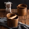 Ytnjzl 5 inch Coffee Knock Box espresso knock box,Wood Bin
