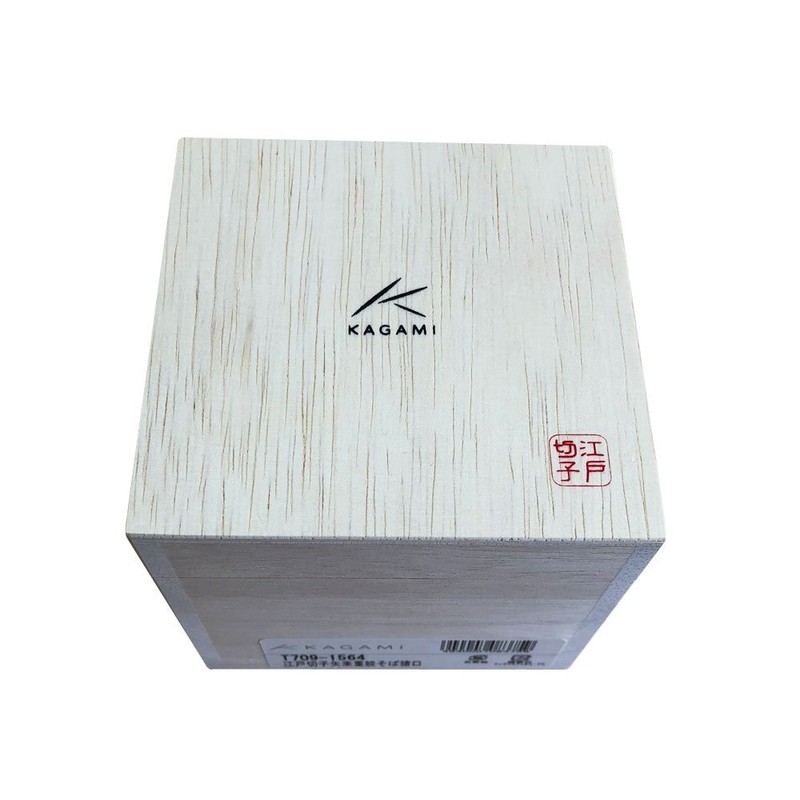 Kagami Crystal T709-1564 Soba Boar Mouth Clear Edo Kiriko Yarai
