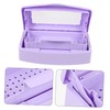 Beavorty Nail Art Tools Organizer Box Sterilizer Case for Nail