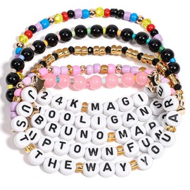 AICase Bracciali ispirati a Bruno Mars Merch,5 braccialetti dell'amicizia