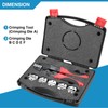 Plustool 6PCS Crimping Tool Set - Ratcheting Wire Crimper -