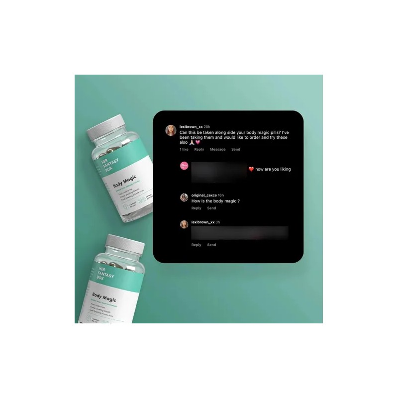 Body Magic Chlorophyll Pill - For Body Odor, Detox &