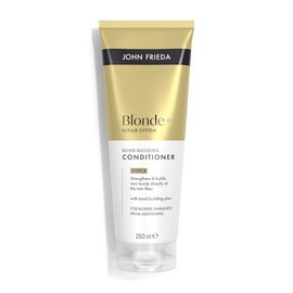 John Frieda BLONDE+ Repair System Bond Building Conditioner 250ml. Bond Repair Conditioner for Damaged Blonde Hair and Strength Care