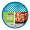 casaWare Perforated Pizza Pan 12-inch, Ceramic Coated NonStick (Blue Granite)