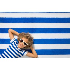 eYeFANS NOAH Square Sport Kids Sunglasses Boys Girls Toddlers, Bendable TPEE Frame UV400 BPA-free Beach Party, 2 Sizes Age 4-8, Navy Blue-M