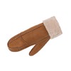 Nordvek Womens Sheepskin Mittens - Adjustable Turnover Cuff # 308-100