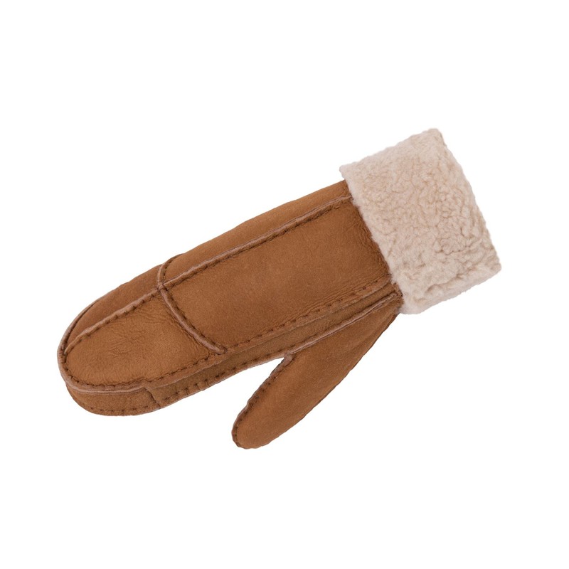 Nordvek Womens Sheepskin Mittens - Adjustable Turnover Cuff # 308-100