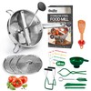 Food Mill Stainless Steel With 3 Grinding Discs and Complete