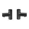 Aoneky 2pcs 3 Way Small T Shaped Corner Canopy Fitting
