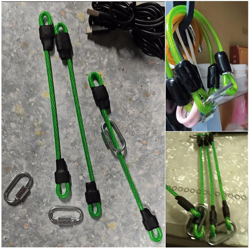 TorSor 2 Pack Power Tool Lanyard Safety Tether Quick Release