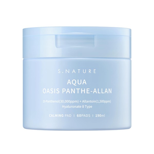 S.NATURE AQUA OASIS PANTHE-ALLAN CALMING PAD 60 Pads, 190ml |