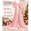 Oversized Velvet Christmas Bow with Long Tails, 15.75 x 70.8